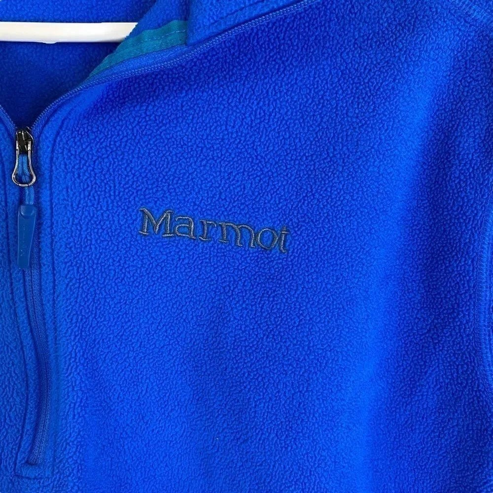 MARMOT Women's Fleece Jacket Blue Size M Medium - Picture 3 of 9